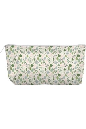 STOREMAX modashine Bez, Kutusu, Cüzdan, körüklü, iç astarlı, 21x10x6cm (Yeşil yaprak) modascope 1014773