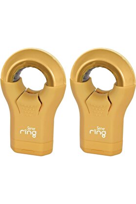 STOREMAX modashine RING SILGILI HARDAL SARISI 2LI modascope 1014773