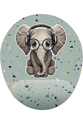 STOREMAX modashine fikirler Minik Sevimli Fil Bilek Destekli Mouse Pad modascope 1014773