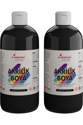 STOREMAX modashine Rose Siyah Akrilik 2'li Set 2x500 gr modascope 1014773