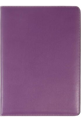 STOREMAX modashine 501-5 Sekreterlik/Sekreter Tablası/Sekreter Notluğu A4 Deri Notluk Dosyası, Lila, A4 modas