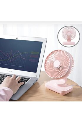 STOREMAX modashine Mini Fan 4 Kademeli 4000mAh Şarjlı Ultra Güçlü Taşınabilir D606 Pembe modascope 1014773