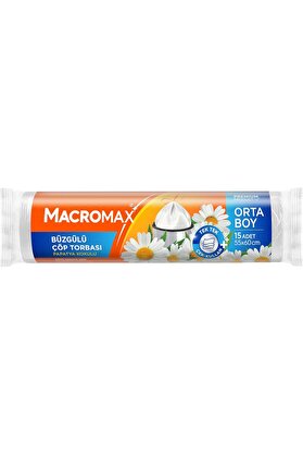 STOREMAX svngsphereshop Büzgülü Çöp Torbası Orta Boy (55x60cm) Papatya Kokulu 15 Adet Süper Ekonomik Paket sv