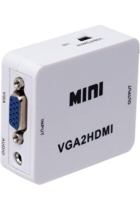STOREMAX PM-18698 VGA TO HDMI SES ÇIKIŞLI MİNİ MODEL DÖNÜŞTÜRÜ 1014773
