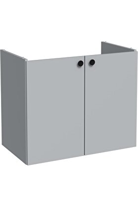 STOREMAX Shift T20 81001 Kapaklı Lavabo Dolabı, Kül Gri, 80 cm
