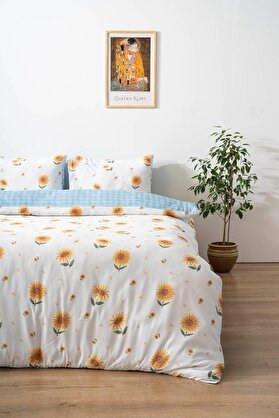 STOREMAX Ayçiçeği Çift Kişilik Pamuklu Nevresim Takımı 1014773
