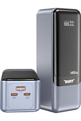 STOREMAX LABS BP16 145W Dijital Ekranlı 27000 mAh Powerbank, Laptop, Macbook, iPad Taşınabilir Hızlı Şarj Cih