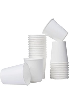 STOREMAX 100 adet karton 6 oz 165 ml, çay için beyaz karton, küçük tek kullanımlık kahve, otomat, kağıt 1014