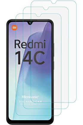 STOREMAX 14C Screen Protector Glass Cam Ekran (3`lü Paket) [ 14C ile Uyumlu Ekran - Şeffaf] 1014773