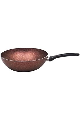 STOREMAX modashine Rosetta Çikolata 28Cm Wok Tava modascope 1014773