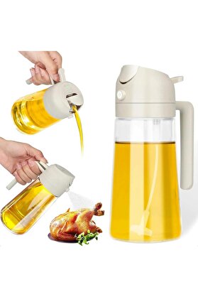 STOREMAX Home | 2'si 1 arada yağ püskürtücü, yemek pişirme, salata ve ızgara için mutfak gere