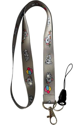 STOREMAX Gri Koala Boyun ipi ve Telefon Askısı Lanyard 1014773