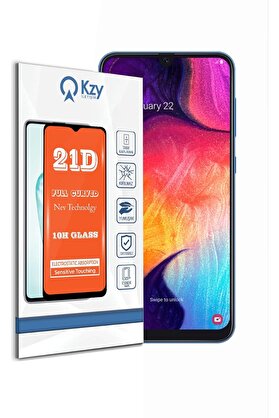 STOREMAX İLETİŞİM A50 ile uyumlu Tam Kaplayan 21D Temperli Ekran Cam 1014773