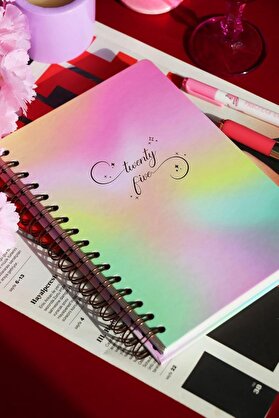 STOREMAX modashine Journals Spiralli Sert Kapak 2025 Günlük Ajanda A5 modascope 1014773