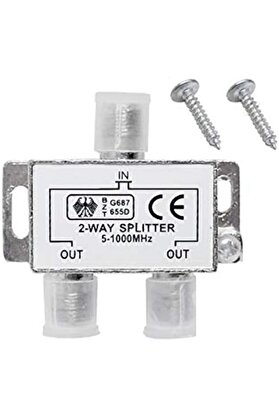STOREMAX mrtshoppng 4818 2 li Uydu Çanak Splitter Kablo TV Rg6 Anten Çoklayıcı Dağıtıcı mrtshoppng 542093