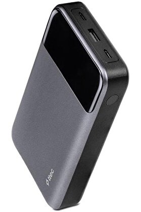 STOREMAX shpsell ReCharger Pro LCD 20.000mAh PD 130W Taşınabilir Hızlı Şarj Aleti/Powerbank 2BB218 Uzay Grisi