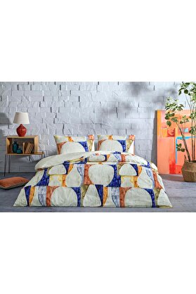 STOREMAX Axel Ranforce Çift Kişilik Nevresim Takımı Mavi 1014773