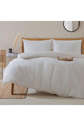 STOREMAX Alana Nevresim Seti Size 230x220 cm, Ekru 1014773