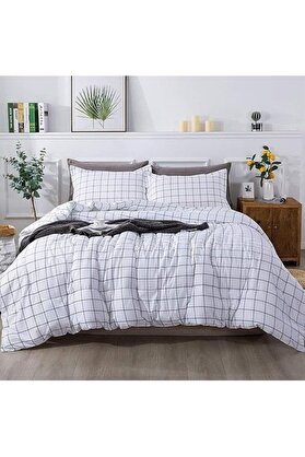 STOREMAX Nevresim Takımı Çift Kişilik 200x220 - Beyaz 1014773
