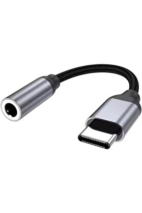 STOREMAX 15CM Type C To 3.5mm Aux Kulaklık Ses Dönüştürücü, Hifi Ses Destekli Çevirici 1014773