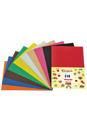 Genel Markalar Eva Yapışkanlı 20X30 cm 2 mm 10 Renkli 79169