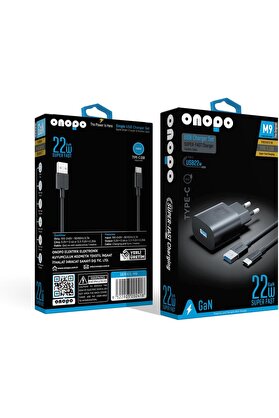 STOREMAX 22W Hızlı Şarj Aleti Seti | Type-C USB Kablo Dahil | 1m Esnek Kablo | Uyumlu | - M9 1014773