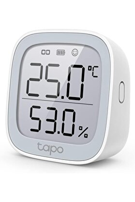 STOREMAX elizzashop Tapo T315, Akıllı Sıcaklık ve Nem Monitörü, Ücretsiz Veri Depolama, LCD Ekran, Gerçek Zam