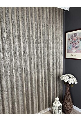 STOREMAX Depo Taç Buz Kırığı Seyrek Pile Tül Tek Kanat BZKRGSEYREKPİLE, Bej, 70 x 200 1014773