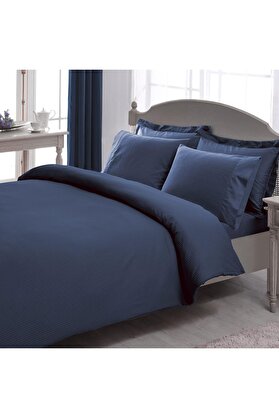 STOREMAX Stripe Nevresim Takımı Lacivert Size 1014773