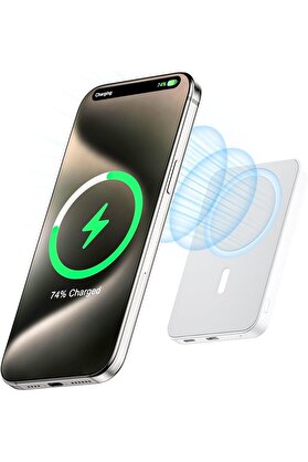 STOREMAX Kablosuz Power Bank, Manyetik Powerbank, PD USB-C Hızlı Şarj Batarya Paketi, 15/14/13/12 /Mini/Pro/P