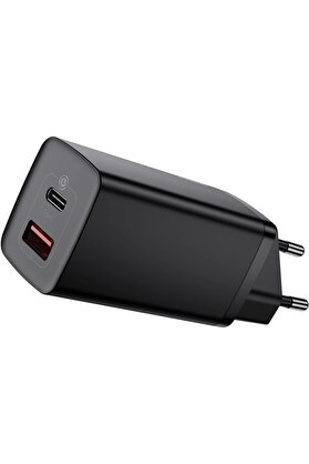 STOREMAX GaN2 Lite Hızlı Şarj Adaptörü C+U 65W EU, Siyah 1175713