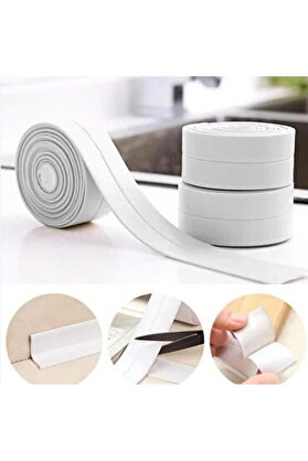 Toptan Bulurum BEYAZ Su Sızdırmaz Lavabo Kenar Bandı (3.2m)