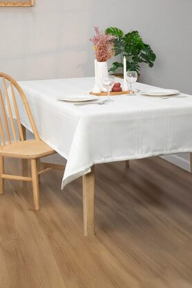 STOREMAX Leke Tutmaz Masa Örtüsü 160x220 - Ekru 1014773