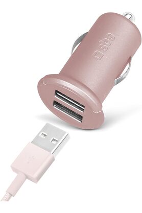 STOREMAX 5513 2 Mini Girişli Usb Araç Şarj Cihazı, Pembe 1014773