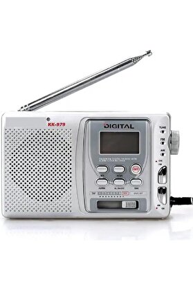 STOREMAX KK-979 FM Radyo Alarmlı Aramalı 10 Pilli Radyo 1014773