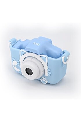 STOREMAX svngsphereshop XJ01 Mini Dijital Oyunlu Çocuk Kamerası – Ön/Arka Kamera, 8X Zoom, 1080P Video, Oyunl