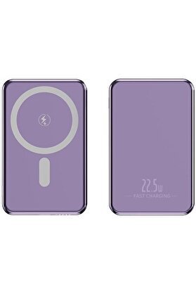 STOREMAX 5000 Mah 15W Manyetik Powerbank Mor PB-54 1014773