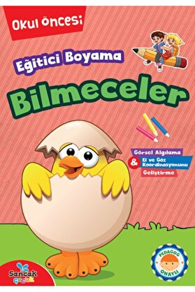 Ti̇maş Yayınları Eği̇ti̇ci̇ Boyama - Bi̇lmeceler