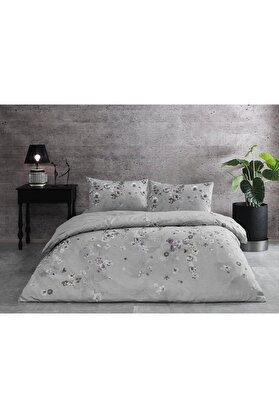 STOREMAX Ranforce Çift Kişilik Nevresim Takımı Gri 1014773