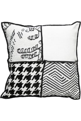 STOREMAX Concept Pam Kırlent Siyah Beyaz 45 x 45 cm 1014773