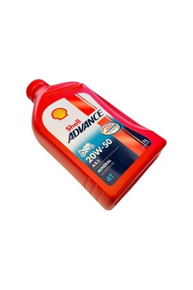 Shell Yağ 20/50 Advance 4T Ax3 Mi̇neral 1 L Motosi̇klet Yağı