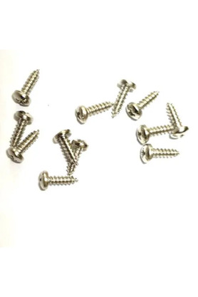 Toptan Bulurum Klips, Menteşe, Ayak, Ysb Sac Vidası 2,9x9,5mm Nikel, 100 Adet