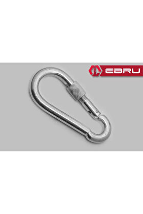 Toptan Bulurum Vidalı Karabina, Kanca, Çengel 6mm 50 Adet