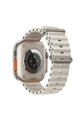 Buti̇k Ally Apple Watch 7-8 41Mm 6-5-4 40Mm Mari̇ne Si̇li̇kon Kayış Kordon 3-2-1 38Mm-(5775)