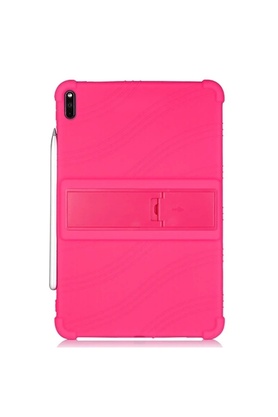 Buti̇k Ally Huawei̇ Matepad Pro 10.8 İnç Standlı Si̇li̇kon Kılıf-(5775)