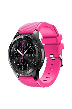 Buti̇k 22Mm Gear S3 Watch 4 -Gt2 Gt2E 46Mm Kayışkordon Si̇li̇kon Kayış Kordon-(5775)