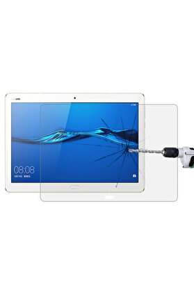 Moda Shop & Buti̇k Huawei̇ Medi̇apad M3 Li̇te 10.1 Kırılmaz Cam Ekran Koruyucu-(5775)