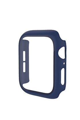 Toptan Bulurum Apple Watch 40Mm Camlı Kasa Ekran Koruyucu - Mavi̇-(5796)