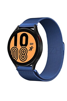 Ykavm Watch 20Mm Metal Mıknatıslı Kordon - Mavi̇-(5796)