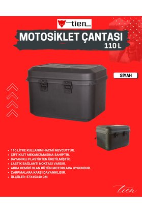 Genel Markalar Tien Ticari - Servis Çantası 110 Litre Motosiklet Pizza Çantası